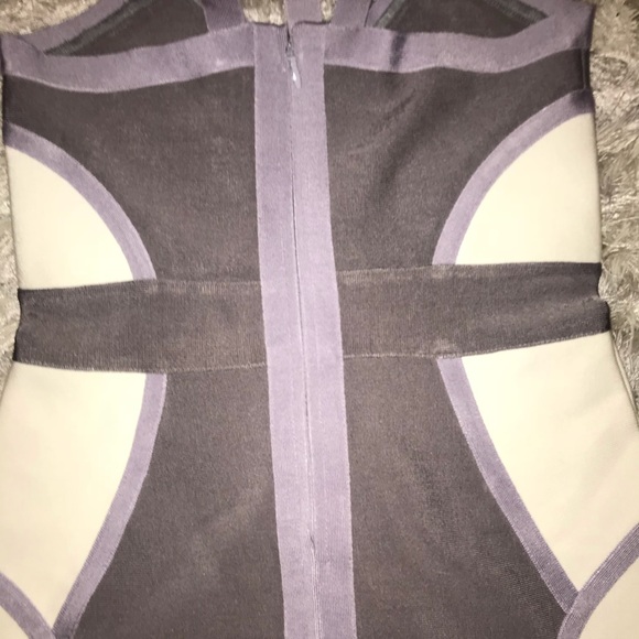 Grey Cross chest bandage dress - Picture 6 of 7